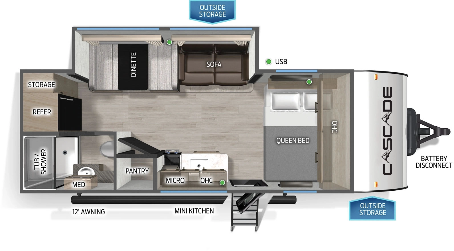 Cascade 18PBC Floorplan